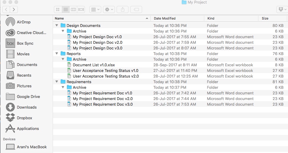 Folder Structure